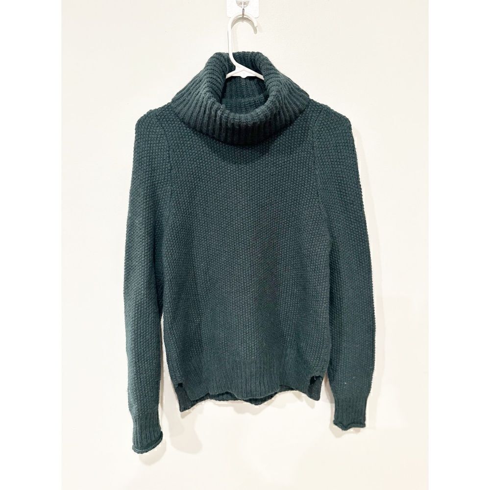 Madewell varick turtleneck sweater green